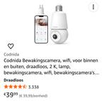 2 camera's met lampfitting, Audio, Tv en Foto, Videobewaking, Ophalen