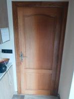 3 eiken binnendeuren, Doe-het-zelf en Bouw, Ophalen, Zo goed als nieuw, Glas