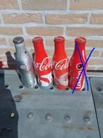 Drie metalen Coca-Cola flessen, Verzamelen, Ophalen, Nieuw, Gebruiksvoorwerp