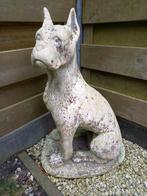 Stenen tuinbeeld hond, Enlèvement, Utilisé