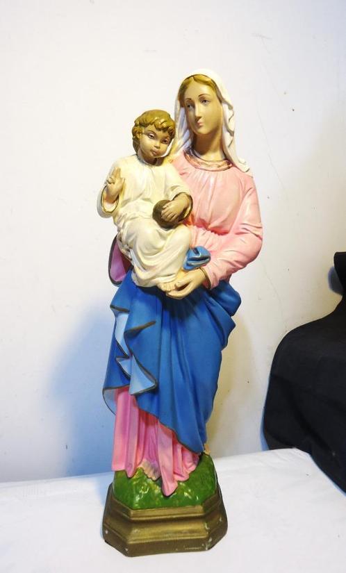 Maria Marmer Handgesneden Vintage H40😍💑🙏🤗, Antiek en Kunst, Antiek | Religieuze voorwerpen, Verzenden