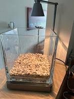 Mini aquarium met licht, Ophalen, Zo goed als nieuw, Leeg aquarium