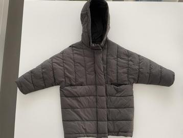 Zwart/grijze donkere jas maat 122, Kinderen en Baby's, Gebruikt, Meisje, Ophalen of Verzenden, Zara