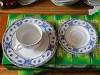 Serviesgoed van porselein (bord, beker) + glas/kristal, Ophalen, Nieuw, Glas