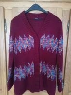 Wijnrode cardigan van Desigual, Ophalen, Maat 42/44 (L), Zo goed als nieuw, Desigual
