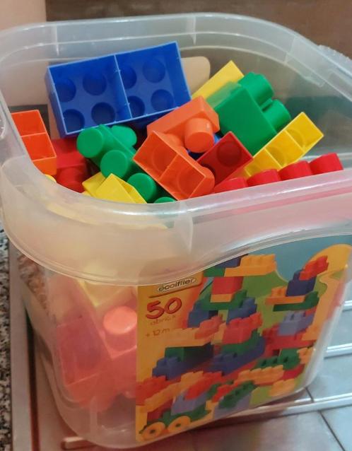 Bouwblokken, Kinderen en Baby's, Speelgoed | Bouwstenen, Gebruikt, Overige merken, Ophalen