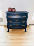 Buikkastje geresaureerd in mat donker blauw, Ophalen, Vintage brocante antiek moders, 50 tot 100 cm, Zo goed als nieuw
