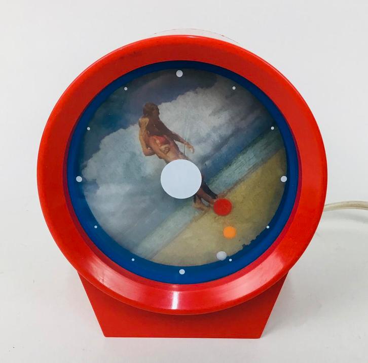 Toshin model FC-480 Elektrische klok 1970’s Japan, Antiek en Kunst, Curiosa en Brocante, Ophalen of Verzenden