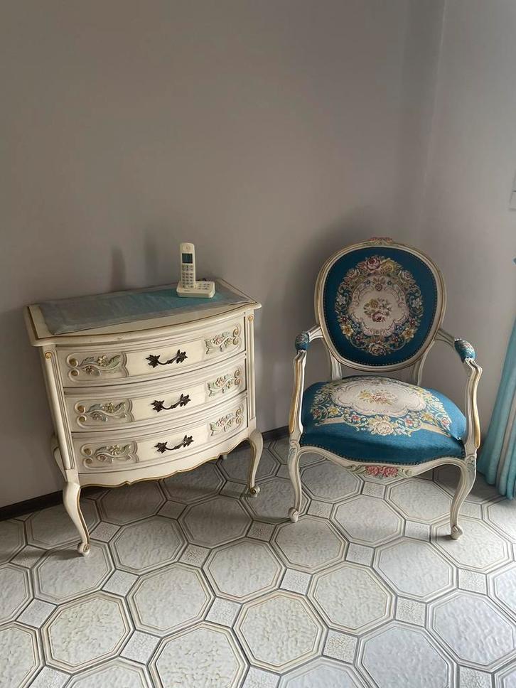 Ladekastje en zeteltje, Huis en Inrichting, Kasten | Ladekasten, Zo goed als nieuw, Ophalen