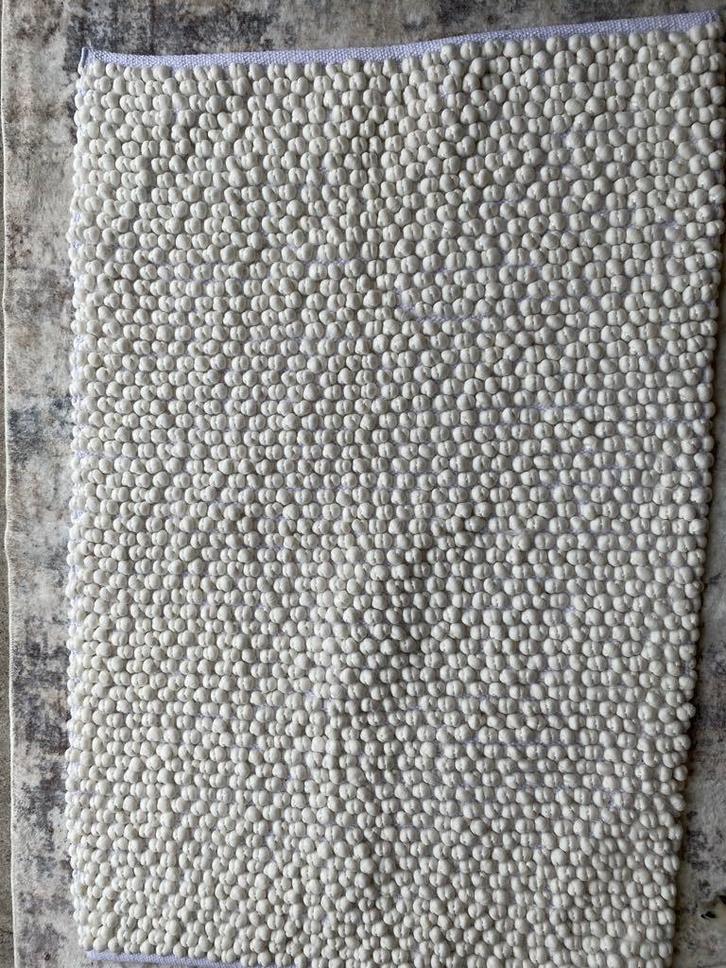 JOTEX Popcorn 1623915 Badtapijt 80 x 120 cm wit, Huis en Inrichting, Badkamer | Badtextiel en Accessoires, Zo goed als nieuw, Badmat