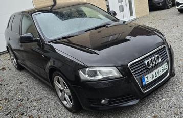 AUDI A3 S LINE 1.9 TDI 2008 LEER/CLIM.DIG/JA17/185.000 KM beschikbaar voor biedingen