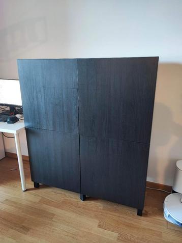 armoire ikea besta 40 sur 120 sur 120 sur pied