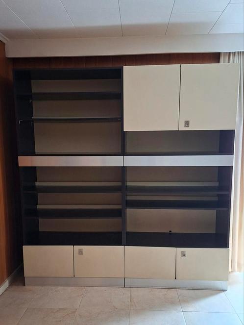 Wandmeubel met schappen 201cm breed x 210cm hoog, Huis en Inrichting, Kasten | Wandmeubels, Gebruikt, 200 cm of meer, 200 tot 250 cm