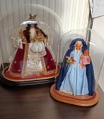 lieve vrouw onder stolp 2 stuks, Antiquités & Art, Antiquités | Objets religieux, Enlèvement ou Envoi