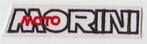 Moto Morini stoffen opstrijk patch embleem #2, Nieuw