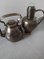 Koperen kannen hoogte 52 cm   antiek, Enlèvement, Cuivre