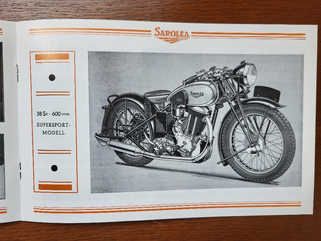 Zeldzame catalogus Saroléa 1938( perfecte kopie), Enlèvement ou Envoi, Neuf