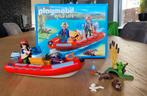 Playmobil rubberboot met stropers - 5559, Ophalen of Verzenden, Zo goed als nieuw