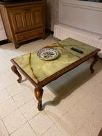 Table de salon marbre vert, Enlèvement, Utilisé, Rectangulaire, Autres matériaux