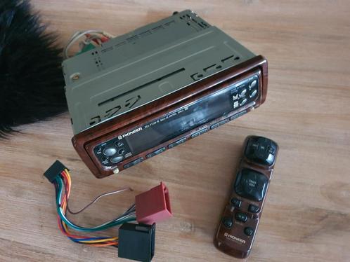 ‼️👉Pioneer DEH-P725R-W wood front cd RARE 90s, Auto diversen, Autoradio's, Zo goed als nieuw, Ophalen of Verzenden