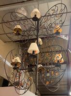 Lustre fer forgé, Enlèvement, Utilisé, Verre, Rustique ,New age ,