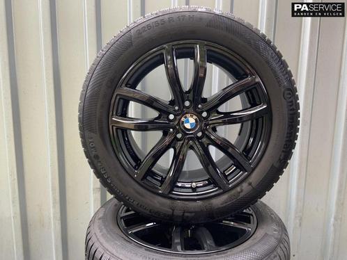 17 inch Gloss Black Mak BMW 5 G30 Winterset incl Conti 7.8 m, Auto-onderdelen, Banden en Velgen, Banden en Velgen, Winterbanden