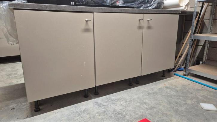 Oude keukenkasten, nog perfect voor opslag, Jardin & Terrasse, Stockage & Armoires de jardin, Utilisé, Autres types, Bois, Enlèvement