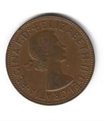 Munt UK One penny (Elisabeth II) 1963 Zfr, Ophalen of Verzenden, Losse munt, Overige landen