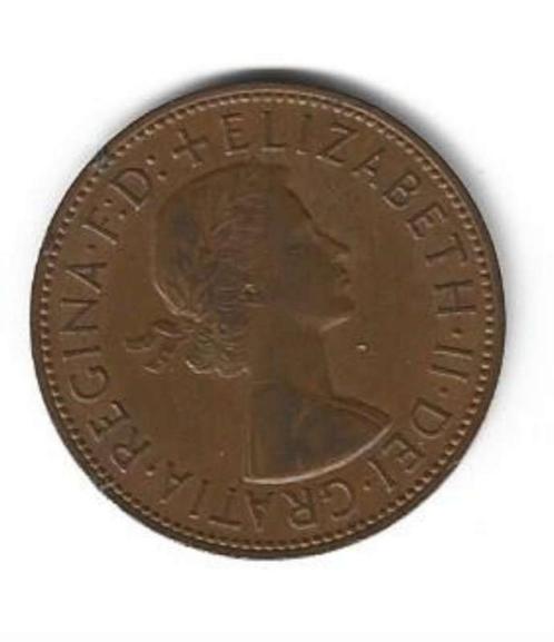 Munt UK One penny (Elisabeth II) 1963 Zfr, Timbres & Monnaies, Monnaies | Europe | Monnaies non-euro, Monnaie en vrac, Autres pays