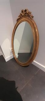 Miroir ovale ancien, Antiquités & Art, Ovale, 50 à 100 cm, Enlèvement, Moins de 100 cm