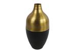 Vaas ro Mesena S messing/zwart - Countryfield, Maison & Meubles, Accessoires pour la Maison | Vases, Noir, Autres matériaux, Enlèvement