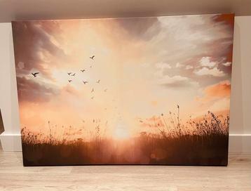 Canvas zonsopgang (100x70) beschikbaar voor biedingen