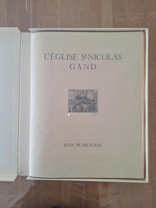 Jules DE BRUYCKER album RARE, Antiek en Kunst, Kunst | Etsen en Gravures, Ophalen