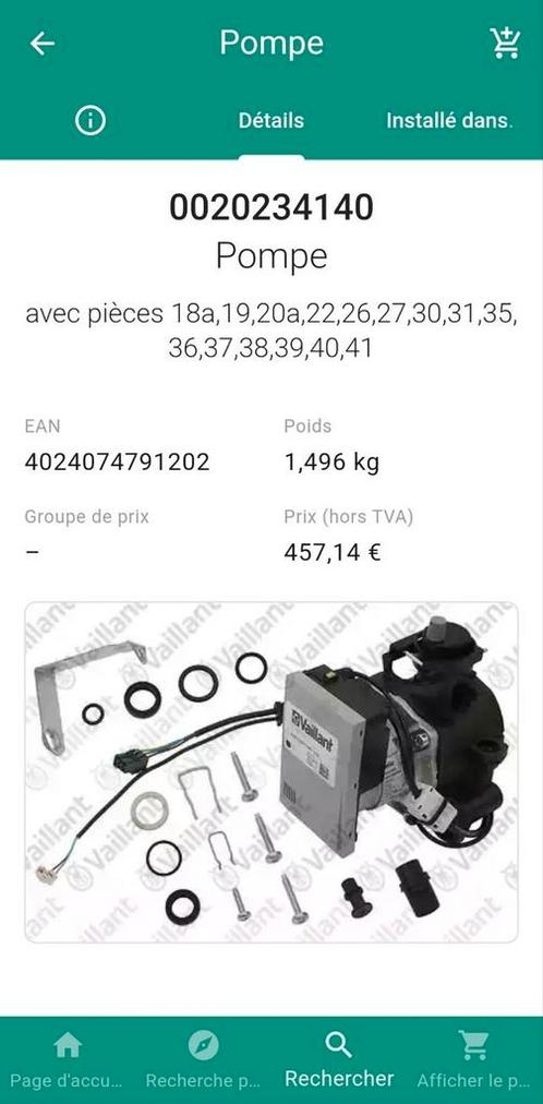 Pompe Vaillant ecoTEC Pro neuve, Verzamelen, Overige Verzamelen, Nieuw, Ophalen of Verzenden