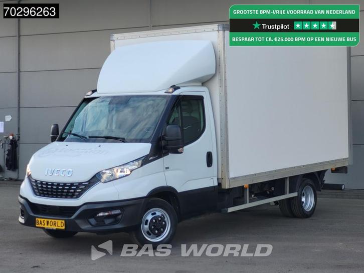 Iveco Daily 35C16 Automaat 160PK Dubbellucht Bakwagen Airco, Auto's, Bestelwagens en Lichte vracht, Bedrijf, Te koop, Airconditioning