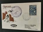 Griekenland 1962 FDC - Sabena - Athene -Leopoldville, Boeing, Postzegels en Munten, Ophalen of Verzenden, Griekenland, Gestempeld