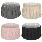 55 cm plissé stoffen lampenkappen vloerlampen tafellampen, 25 tot 50 cm, Rond, Nieuw, Ophalen of Verzenden