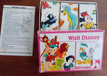 Jeu de société Walt Disney Domino Puzzle, Enlèvement ou Envoi, Utilisé