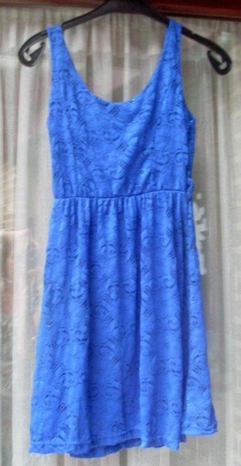 Fel blauw kleed maat S, Kleding | Dames, Jurken, Gedragen, Maat 36 (S), Blauw, Ophalen of Verzenden