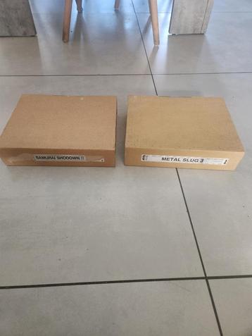 2 boites officiel mvs neo geo beschikbaar voor biedingen