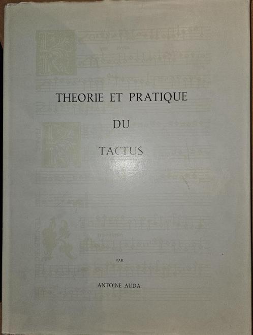 Théorie et pratique du Tactus. Transcription et exécution de, Boeken, Muziek, Nieuw, Overige onderwerpen, Ophalen of Verzenden