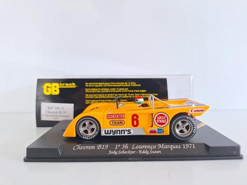 Fly GB15 Chevron B-19 #17 Laurenco Marques Jody Scheckter, Kinderen en Baby's, Speelgoed | Racebanen, Nieuw, Racebaan, Elektrisch
