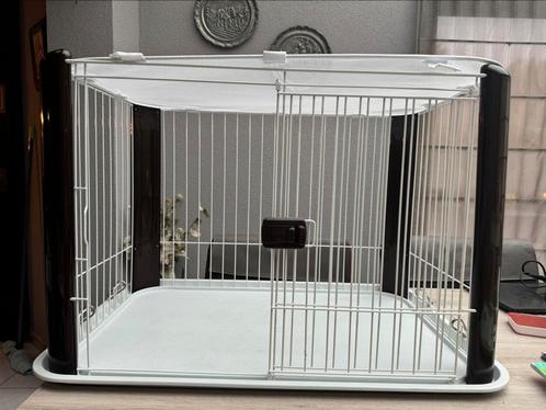 Puppyren/ huisje voor kleine hondjes, Dieren en Toebehoren, Hondenbenches, Gebruikt, Ophalen