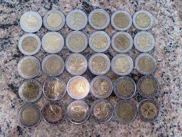 Zeldzame 2 euro munten  beschikbaar voor biedingen