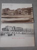 postkaart Heyst aan Zee 2 stuks, Collections, Cartes postales | Belgique, Envoi, 1920 à 1940, Affranchie, Flandre Occidentale