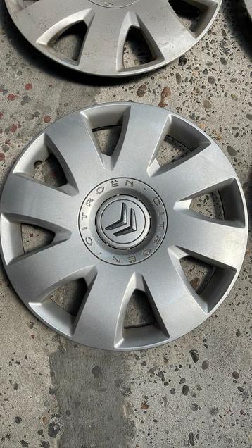 4 originele Citroën wieldoppen – 15 inch beschikbaar voor biedingen