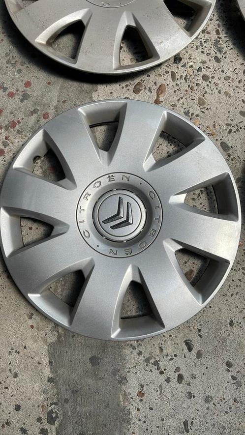 4 originele Citroën wieldoppen – 15 inch, Auto diversen, Wieldoppen, Gebruikt, Ophalen