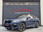 BMW X4 M40 dAS (326pk) M SPORT 2019 130.582km BTW !!, Automaat, Blauw, Leder, https://public.car-pass.be/vhr/73067a7a-c065-4d23-a3ad-83e64aab4dbe
