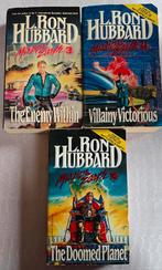 Set van 3 boeken L. Ron Hubbard Mission Earth SF Fantasy, Boeken, Science fiction, Verzenden, Gelezen