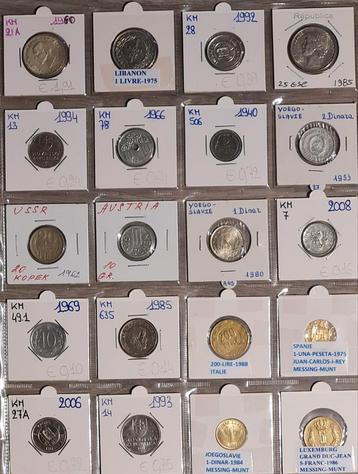 20 wereldmunten door elkaar  (7) beschikbaar voor biedingen